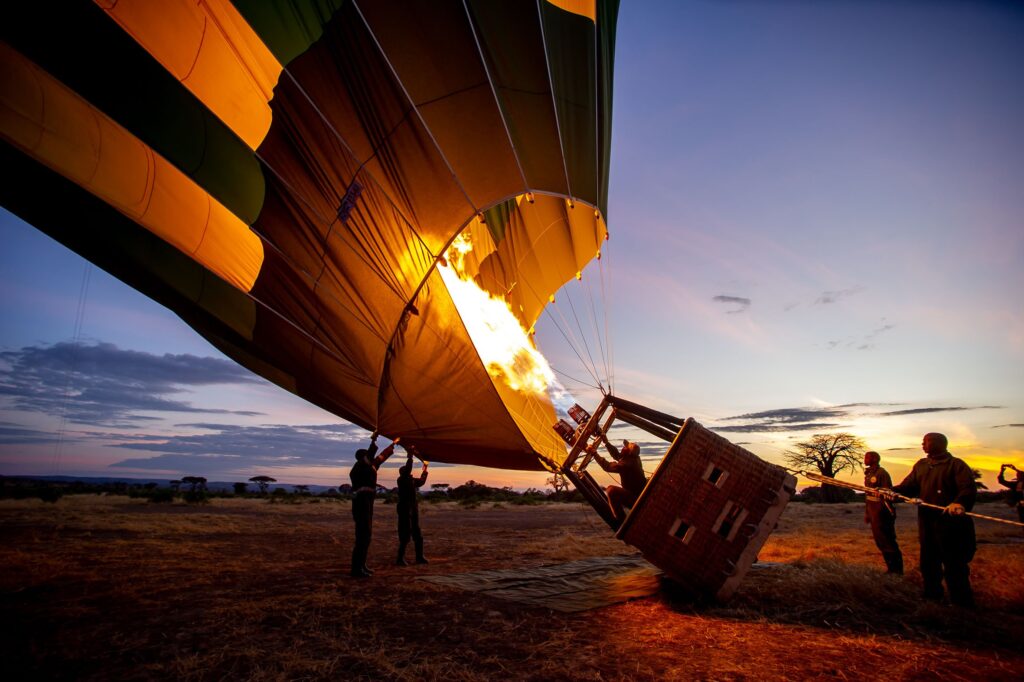 ruaha hot air balloon safari